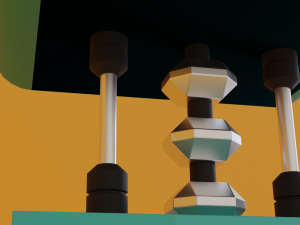 Stylized Robot Cop 3D Model