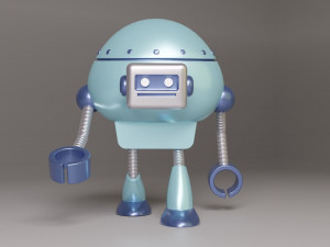 Stylized Hunchback Robot 3D Модель