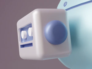 Stylized Hunchback Robot 3D Model