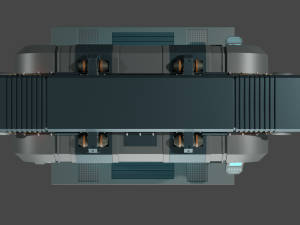 Sci Fi Stylized Door 3D Модель