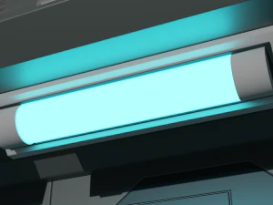 Sci Fi Stylized Door 3D Model