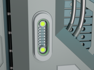 Sci Fi Stylized Door 3D Модель