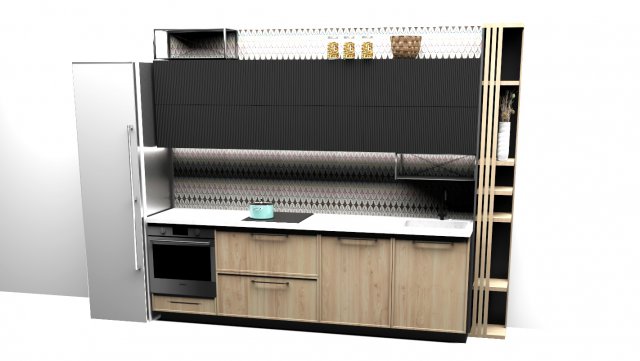 Kitchen Modelo 3D .c4d .max .obj .3ds .fbx .stl .blend 