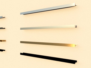 Set handle kitchen 3D Модель