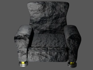 Black Chair 3D Model