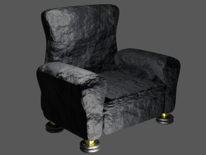 Black Chair 3Dモデル