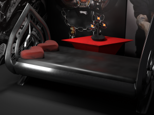 Bedroom of spades Modelo 3D