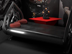 Dormitorio de espadas Modelo 3D