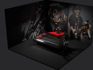 Bedroom of spades 3D Model