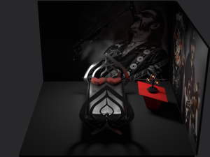 Bedroom of spades 3Dモデル