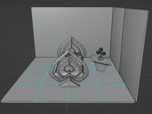Bedroom of spades 3D Model