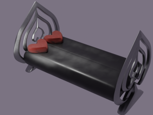 Bed of Spades Modelo 3D