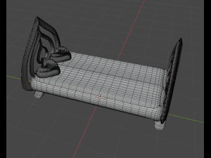 Bed of Spades 3D Model