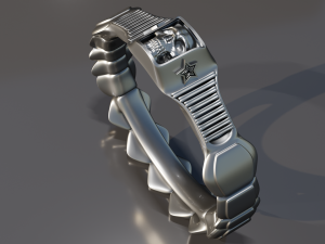 Surgical steel ring 3D 프린트 모델
