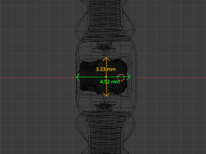 Surgical steel ring 3D 프린트 모델