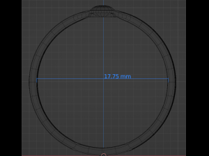 Male ring 3D-Druckmodell