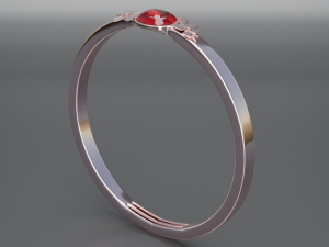Male ring 3D-Druckmodell