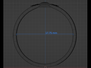 Male ring 3D-Druckmodell