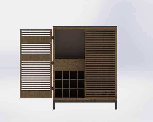 Bar 3D Model .c4d .max .obj .3ds .fbx .stl .blend 