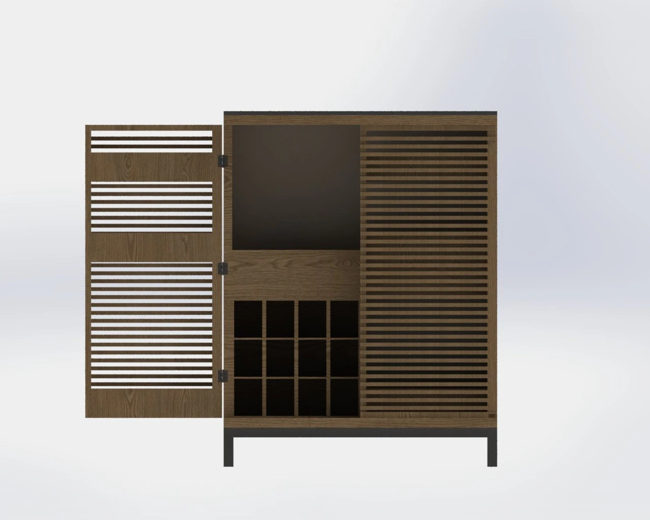 Bar 3D Model .c4d .max .obj .3ds .fbx .stl .blend 