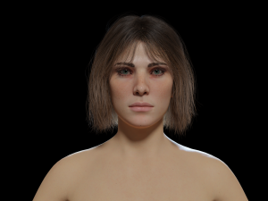 Maggie - Realistic 3d Human Blender Modèle 3D