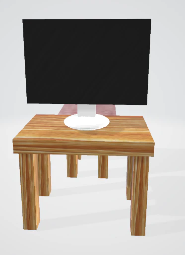 RABOCII STOL 3D Model .c4d .max .obj .3ds .fbx .stl .blend 