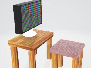 RABOCII STOL 3D Model
