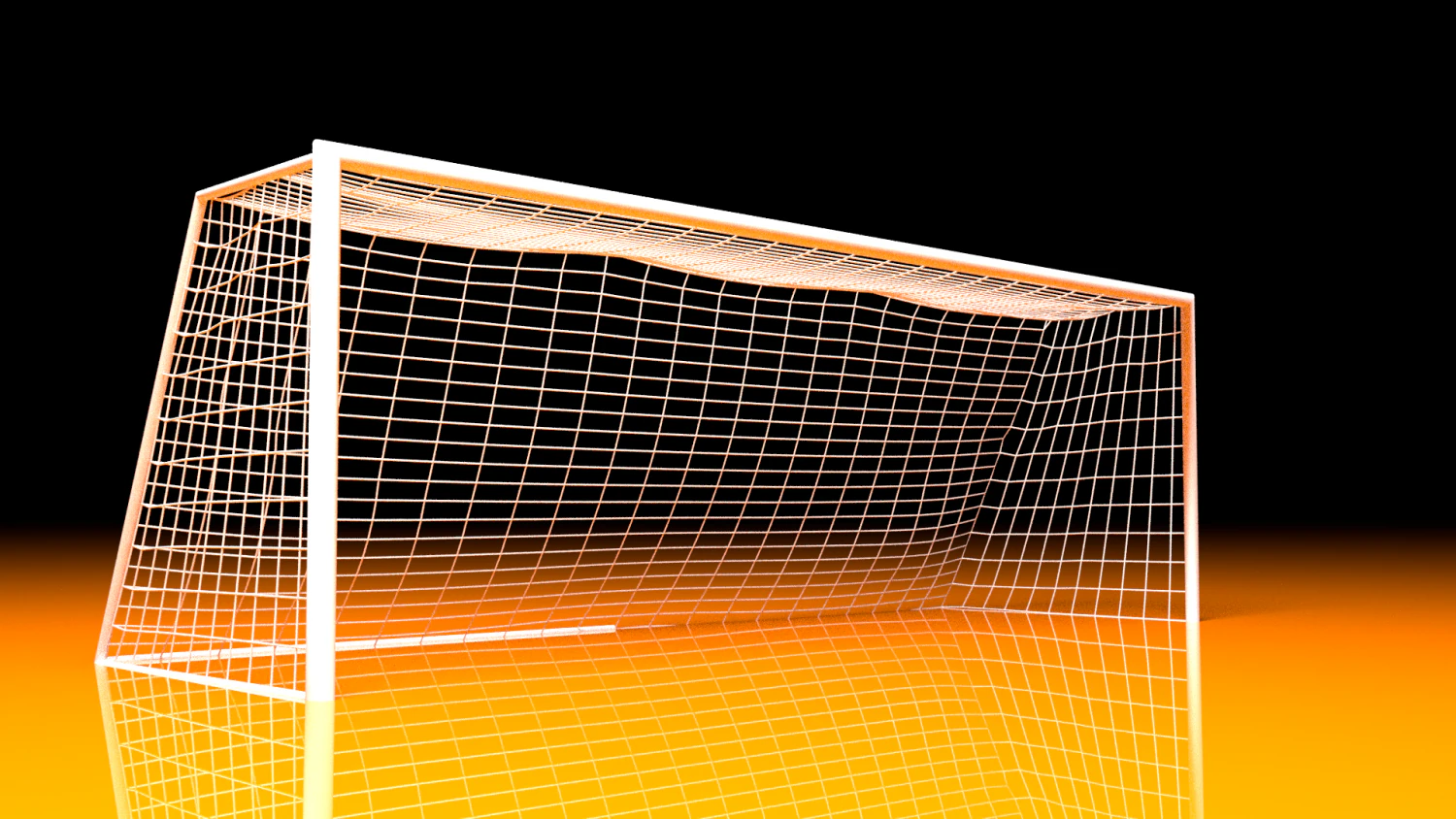 Soccer Goal 3D Model .c4d .max .obj .3ds .fbx .stl .blend 