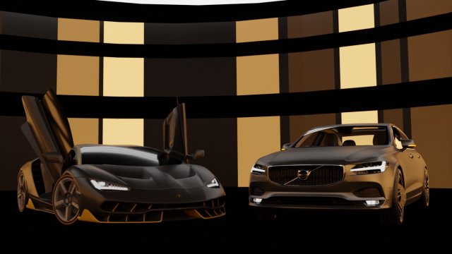 Volvo s90 Top Series All Format Acceptable 3D 模型 .c4d .max .obj .3ds .fbx .stl .blend 