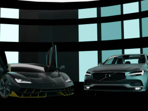 Volvo s90 Top Series em todos os formatos aceit&aacute;veis Modelo 3D