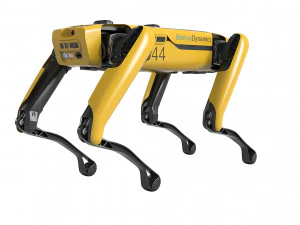 Donanımlı Boston Dynamics Robot K&ouml;peği Tespit Ediyor 3D Model