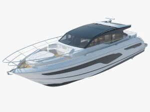 프린세스 V65 요트 3D 모델