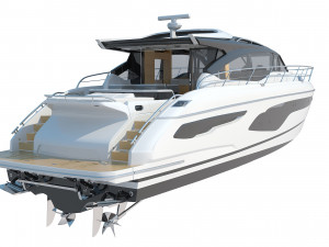 Princess V65 Yacht Modelo 3D