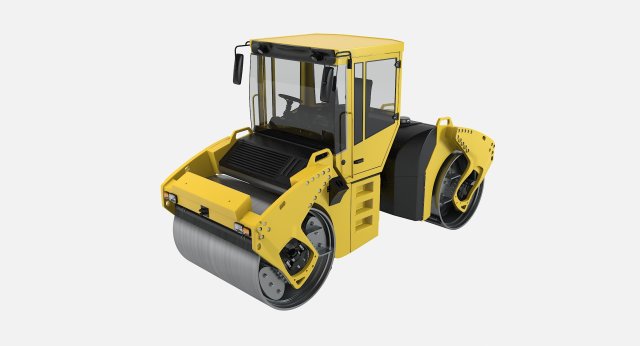 Bomag Roller Modelo 3D .c4d .max .obj .3ds .fbx .stl .blend 