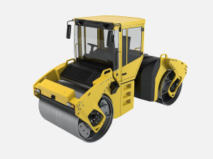Bomag Roller Modelo 3D
