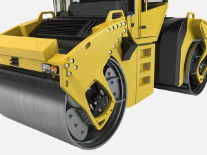 Rodillo Bomag Modelo 3D