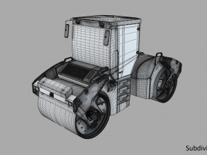 Bomag Roller Modelo 3D
