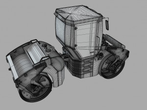 Bomag Roller Modelo 3D