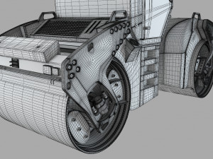 Bomag Roller Modelo 3D