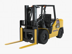 Komatsu FH50 Loader 3D Model