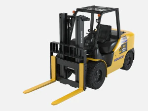 Komatsu FH50 Loader 3D Model