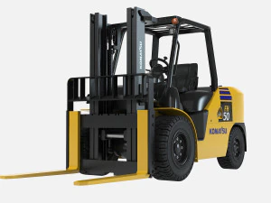 Komatsu FH50 Loader 3D Model