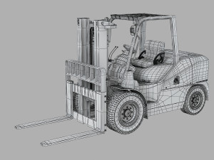 Komatsu FH50 Loader 3D 모델