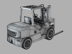 Komatsu FH50 Loader 3D 모델