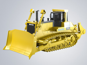 Bulldozer Komatsu D375A Modelo 3D