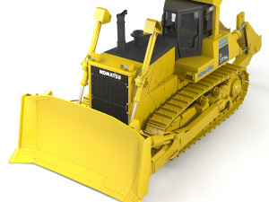 Bulldozer Komatsu D375A Modelo 3D