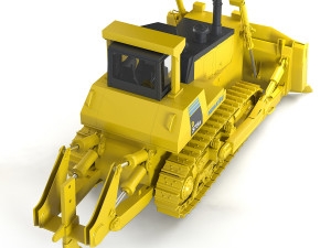 Bulldozer Komatsu D375A Modelo 3D