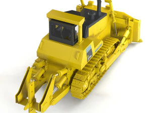 Bulldozer Komatsu D375A 3D Model