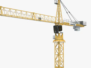 Liebherr Tower Crane 3D Model
