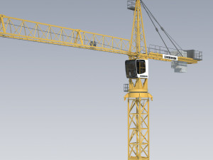 Liebherr Tower Crane Modelo 3D